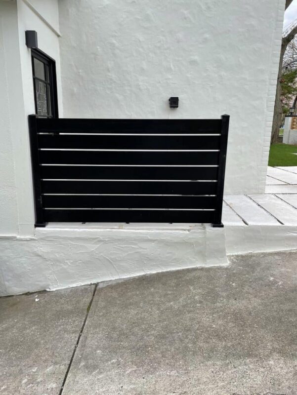 Black Aluminum Fence