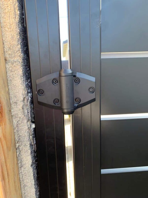 Black Aluminum Gate