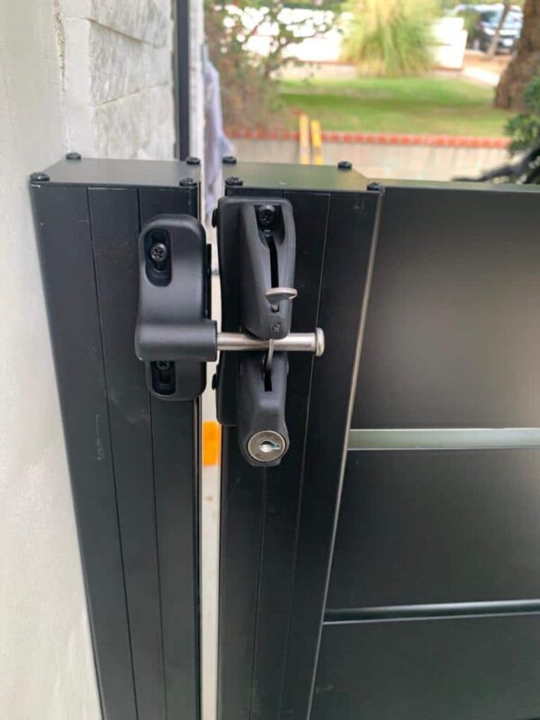 Black Aluminum Pedestrian gate