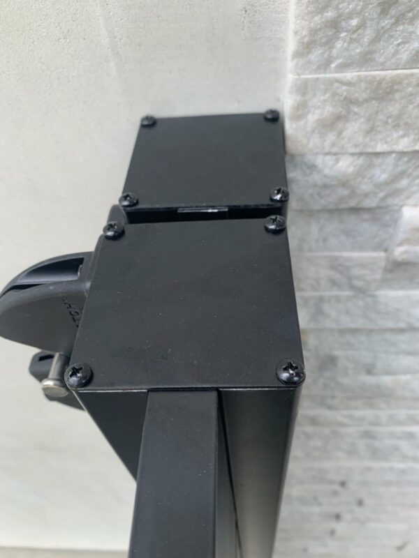 Black Aluminum Pedestrian gate