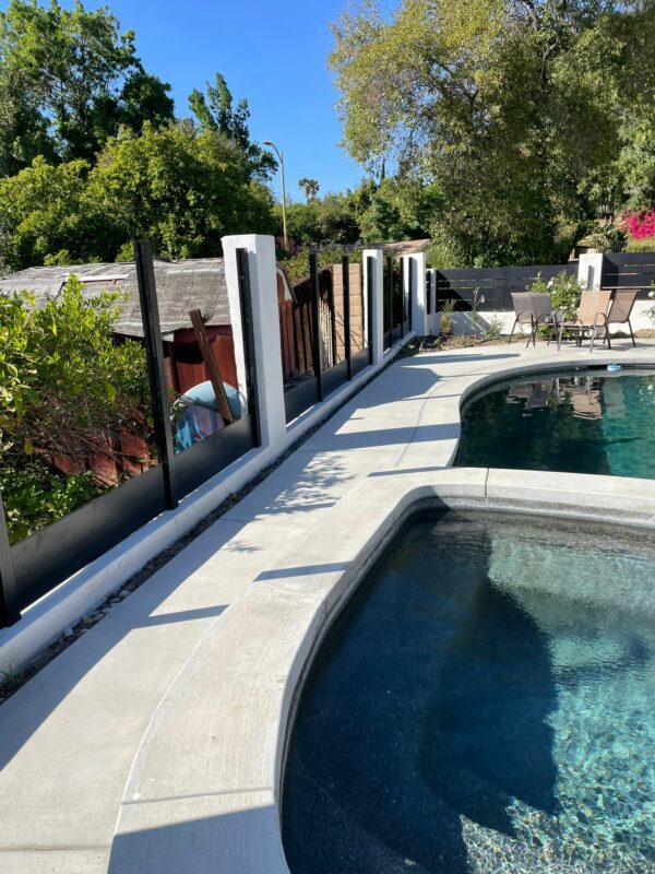 Black Aluminum Privacy Fence