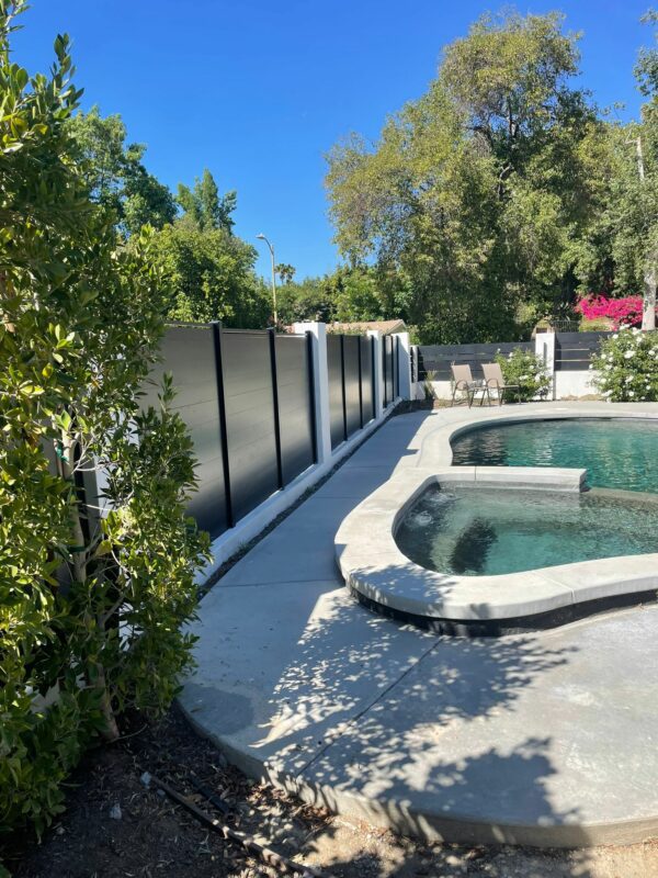 Black Aluminum Privacy Fence