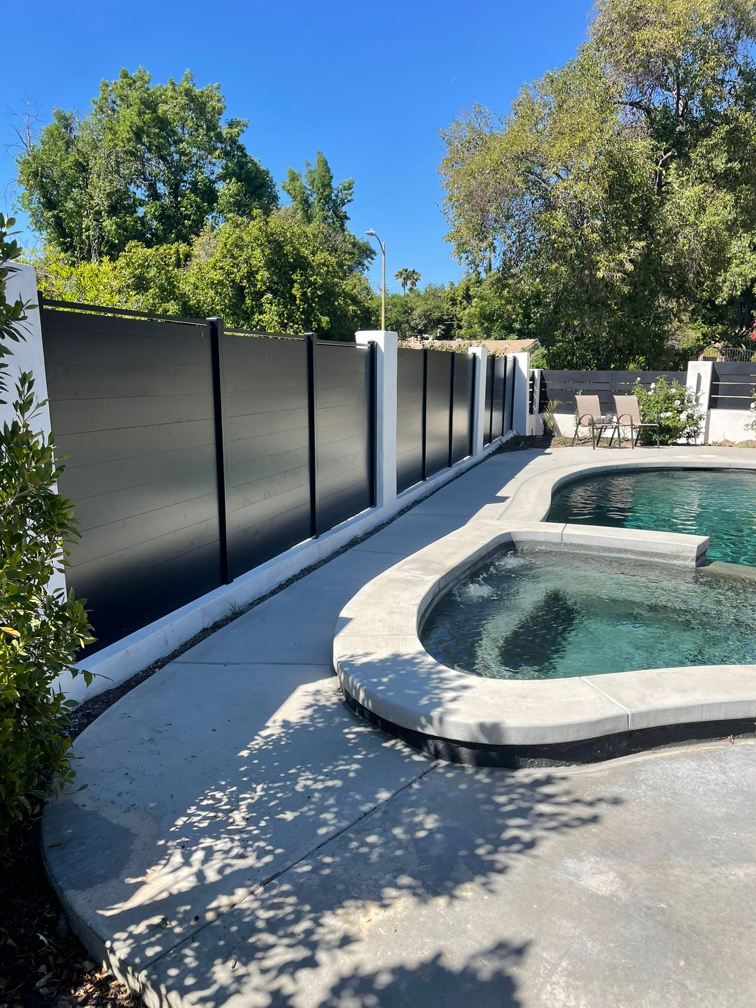 Black Aluminum Privacy Fence