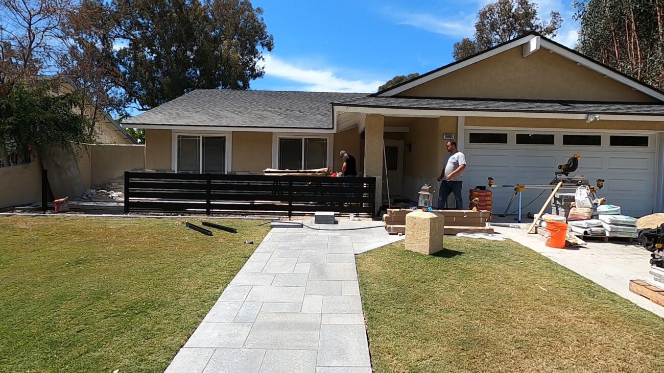 Black Aluminum fence