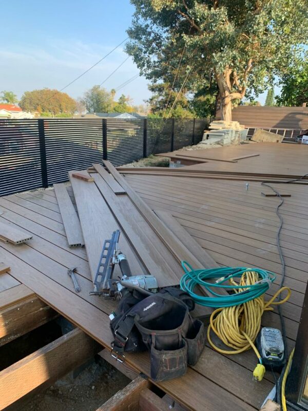 Black Aluminum fence