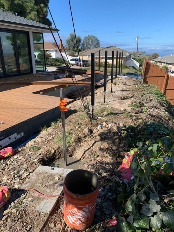 Black Aluminum fence