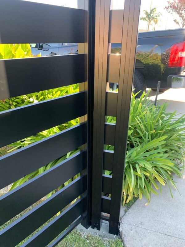 Black Aluminum fence