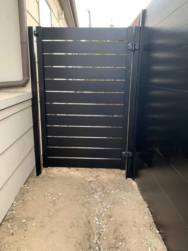 Black Aluminum fence