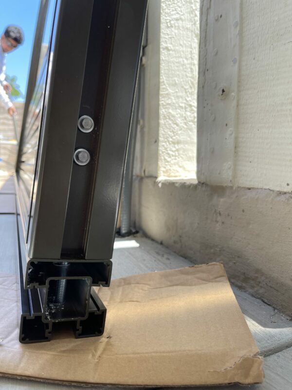 Black Aluminum fence and gate