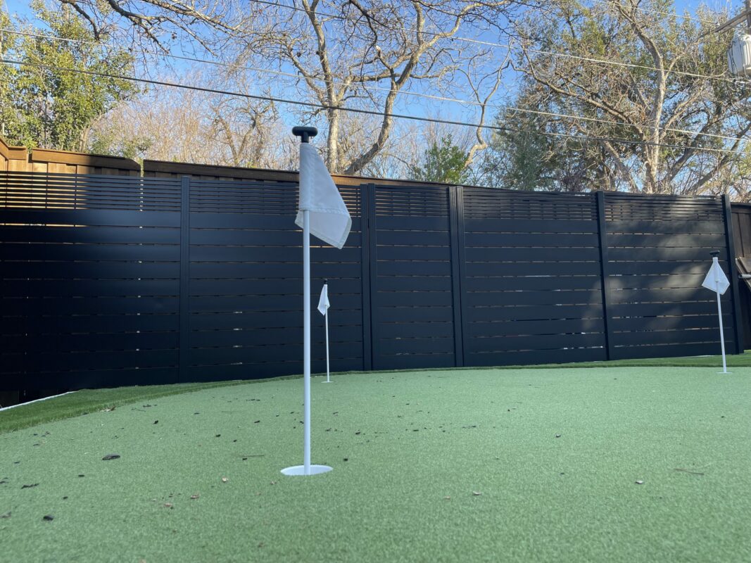 Black Aluminum fence panels