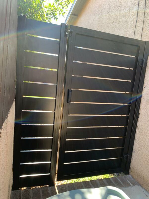Black Aluminum gates