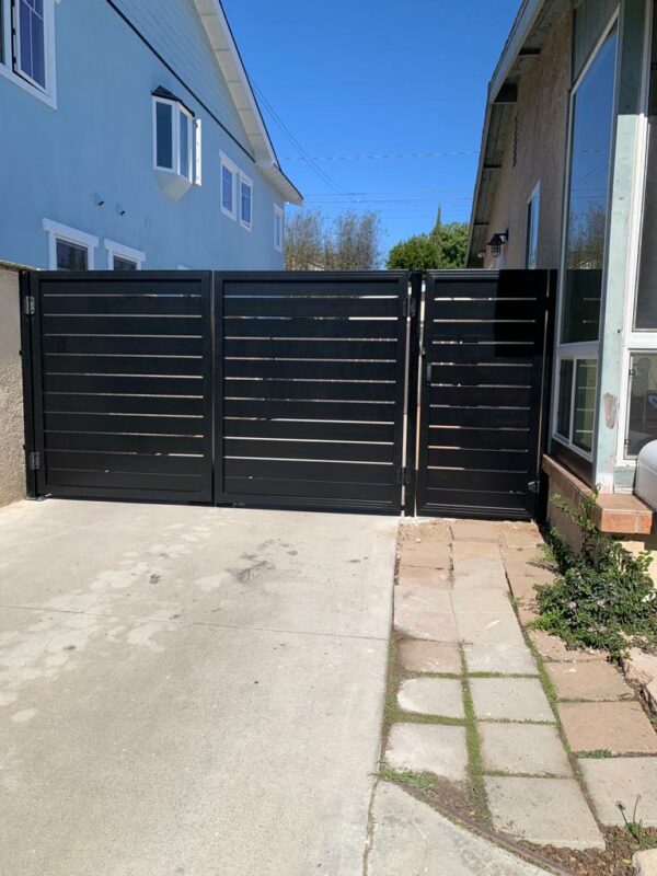 Black Aluminum gates