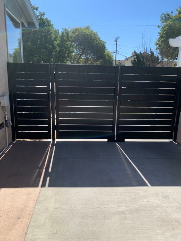 Black Aluminum gates
