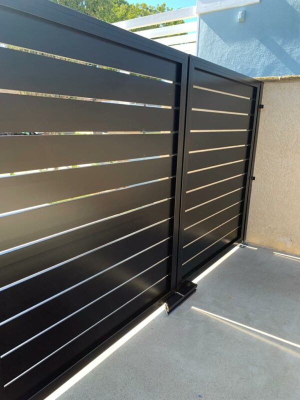 Black Aluminum gates
