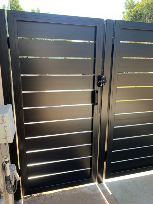 Black Aluminum gates