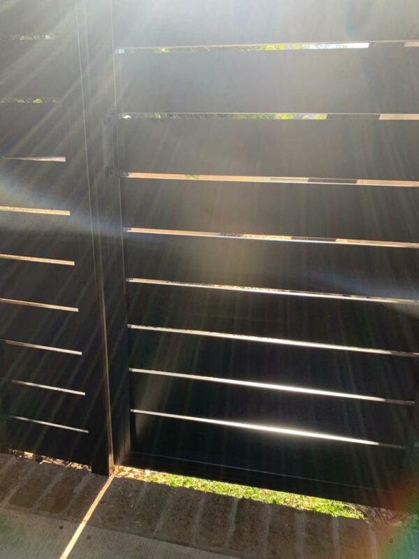 Black Aluminum gates