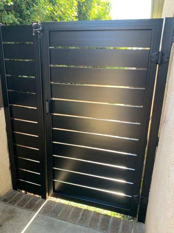 Black Aluminum gates