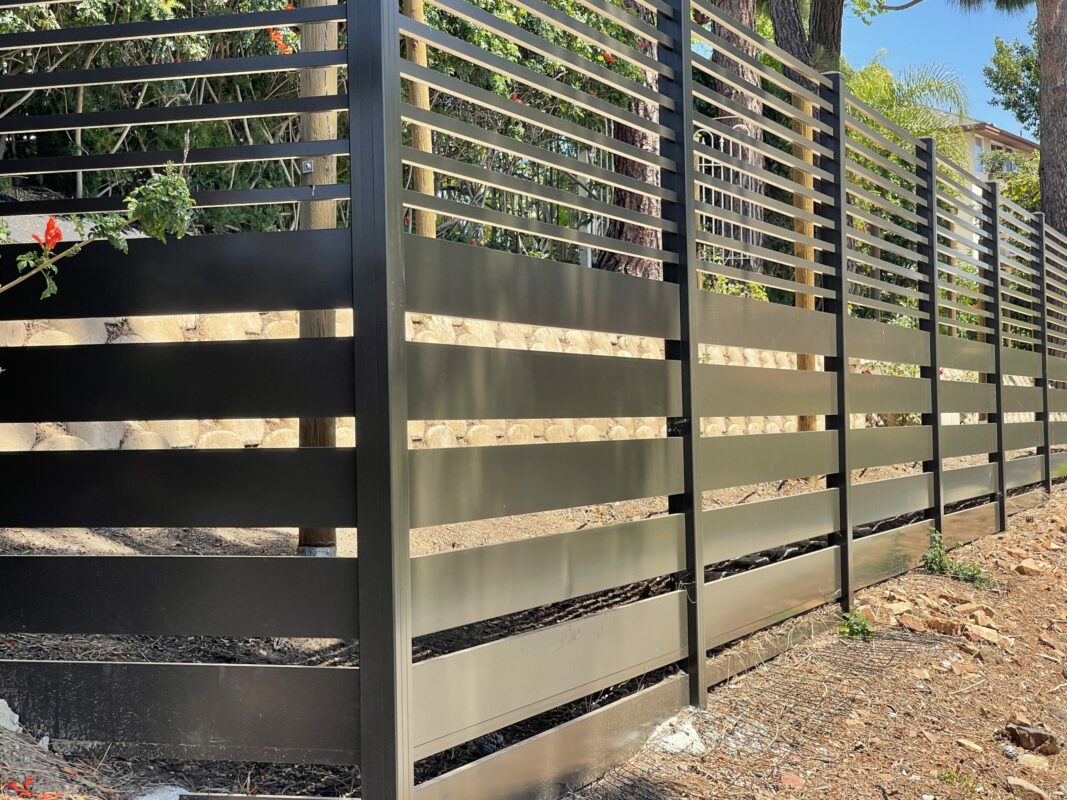Bronze Aluminum fence