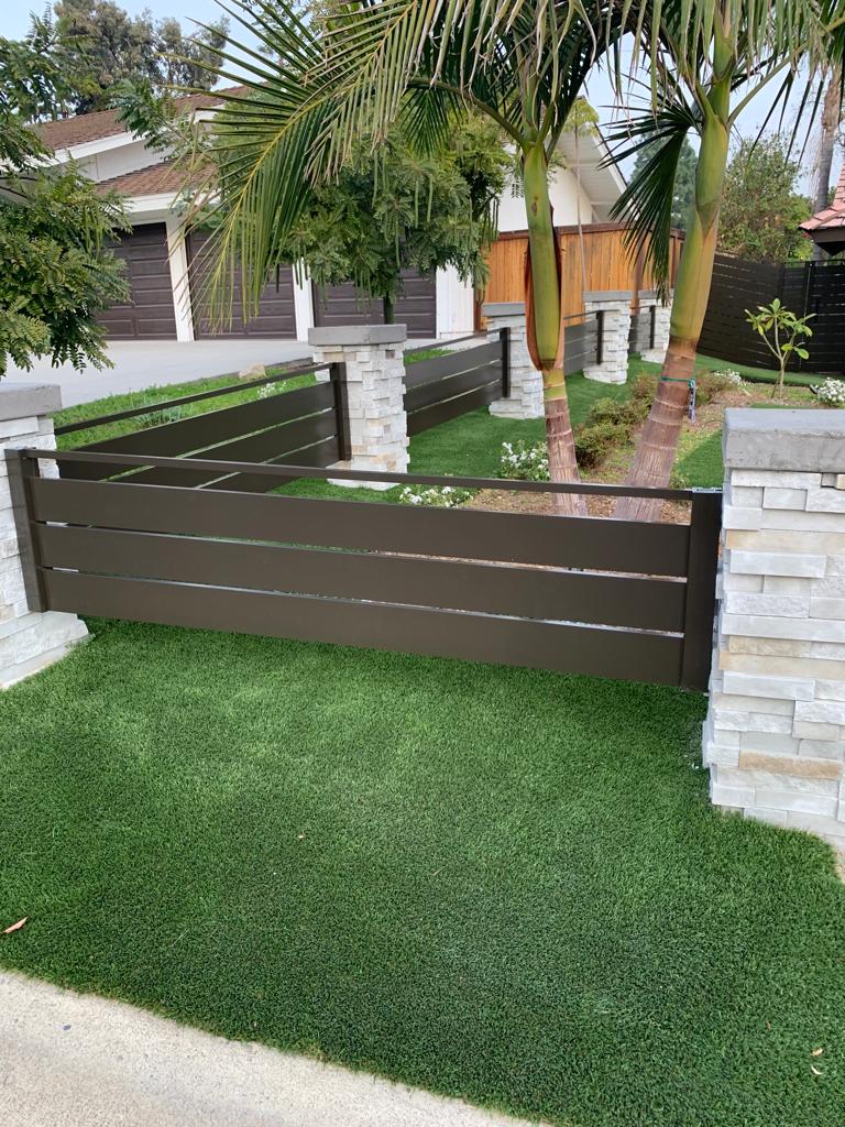 Bronze Aluminum fence