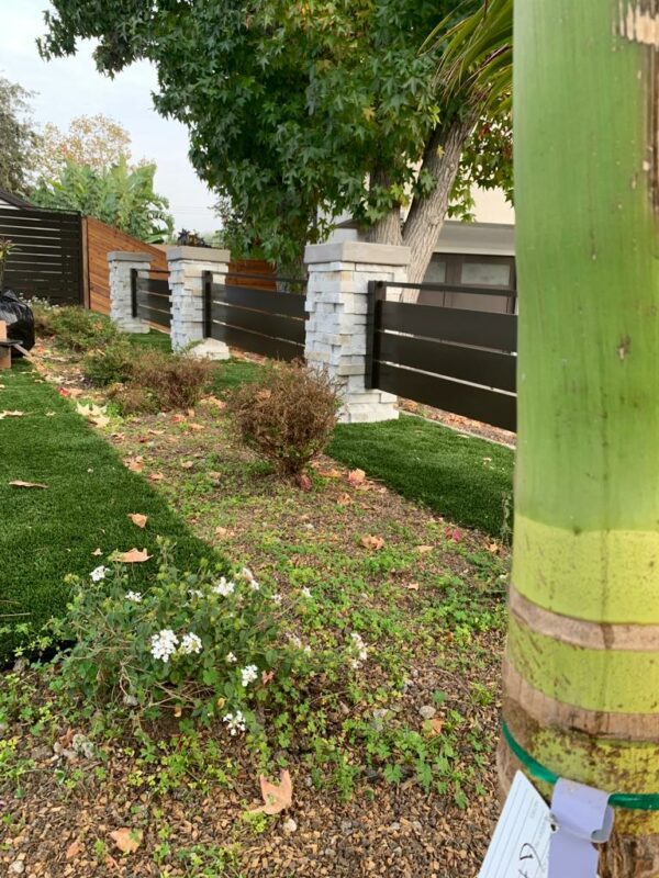 Bronze Aluminum fence