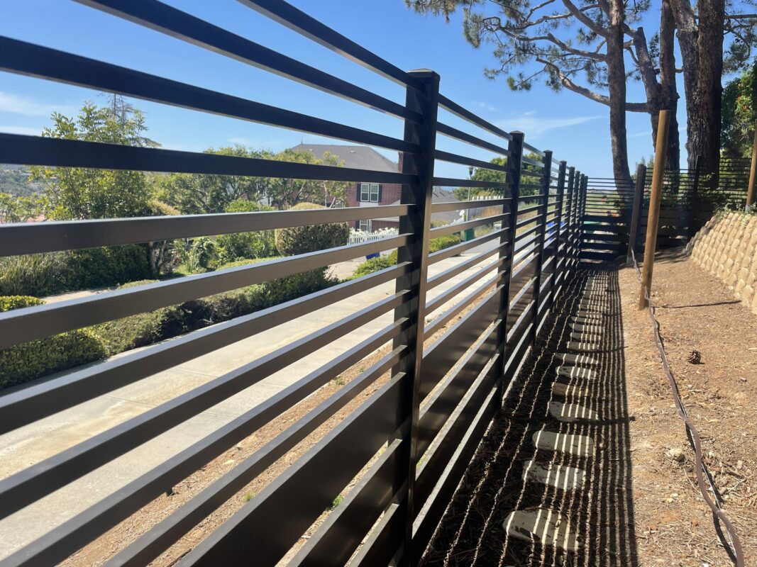 Bronze Aluminum fence