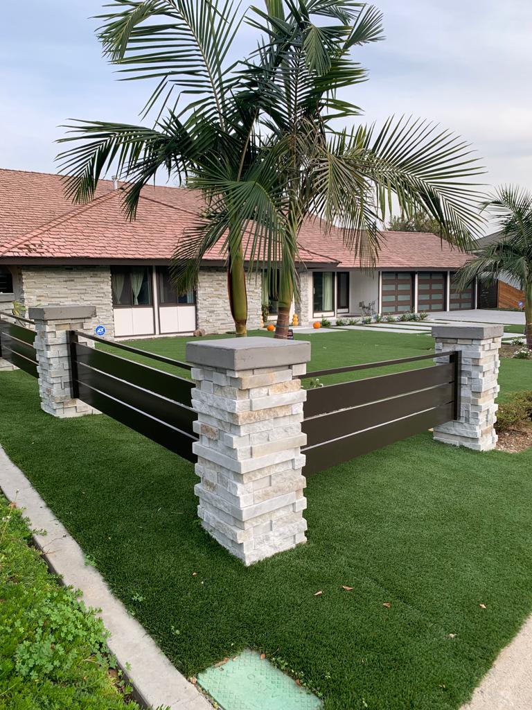 Bronze Aluminum fence