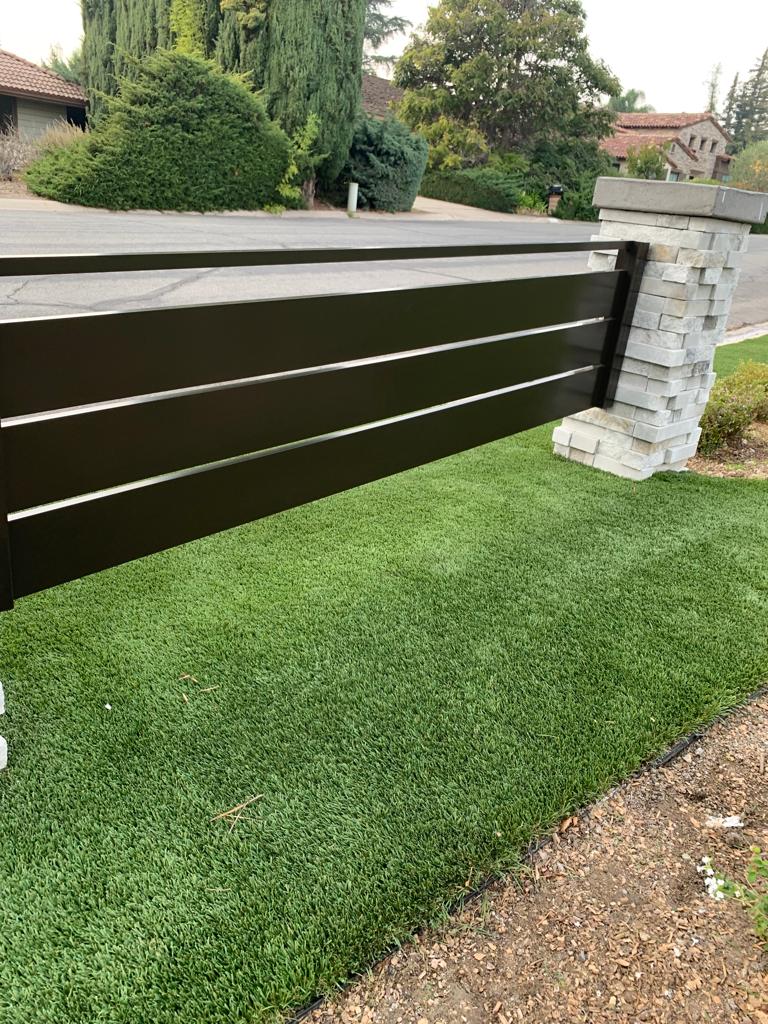 Bronze Aluminum fence