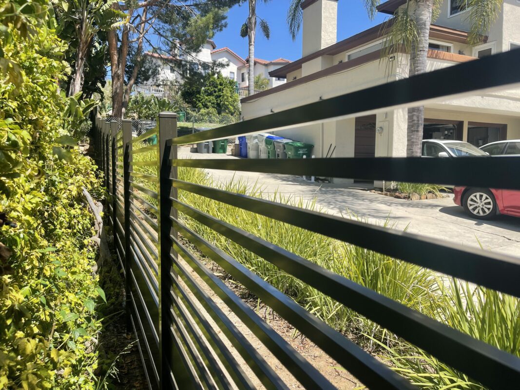 Bronze Aluminum fence