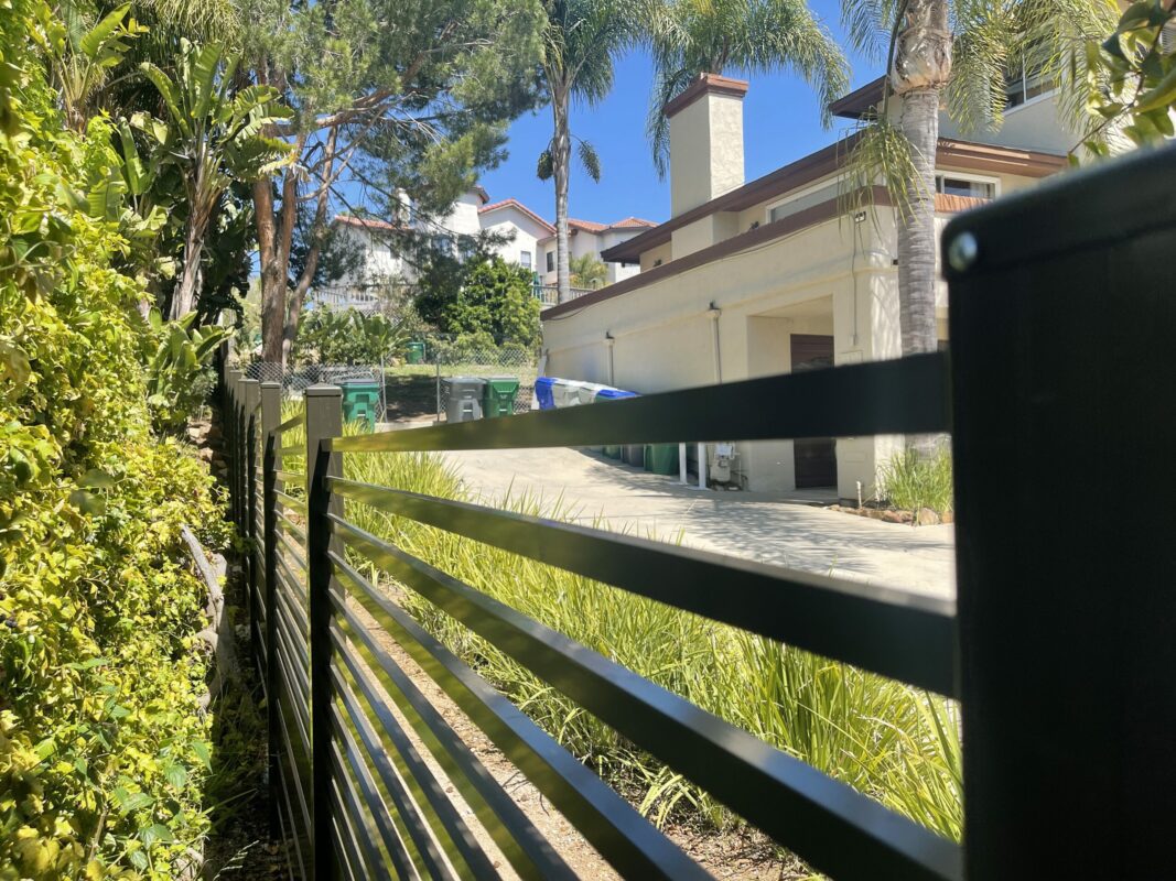 Bronze Aluminum fence