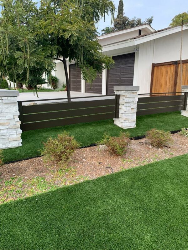 Bronze Aluminum fence