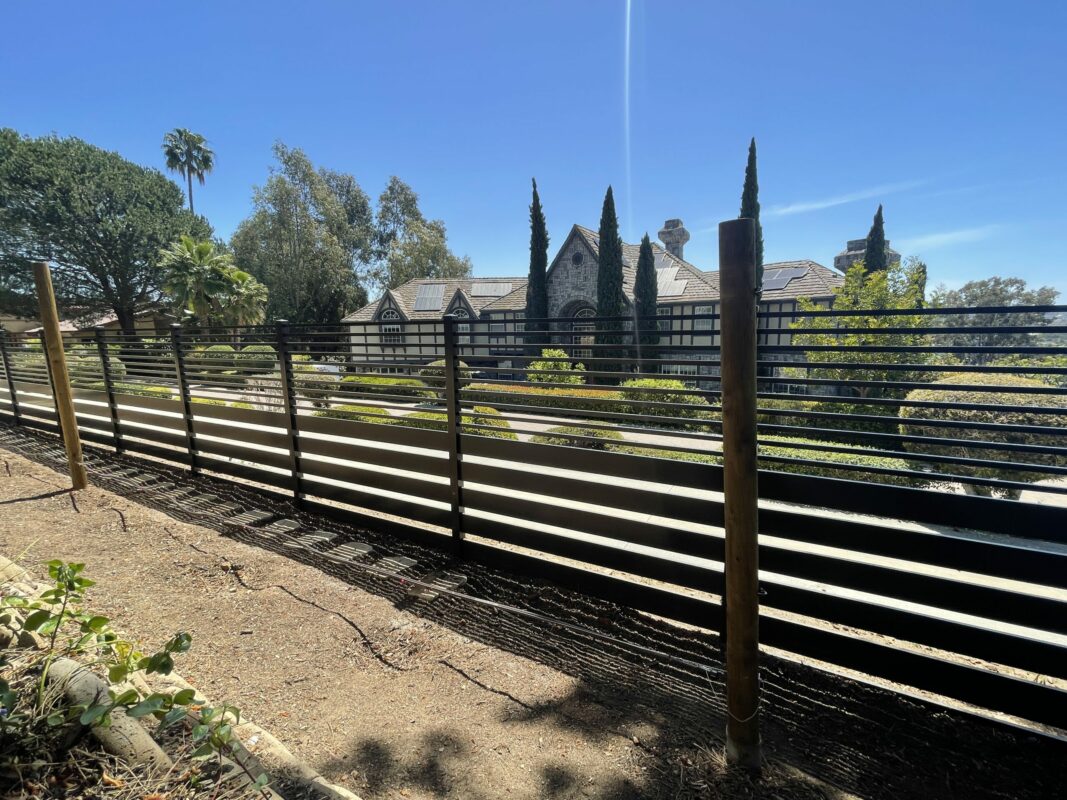 Bronze Aluminum fence