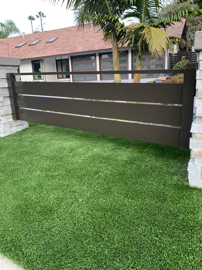Bronze Aluminum fence