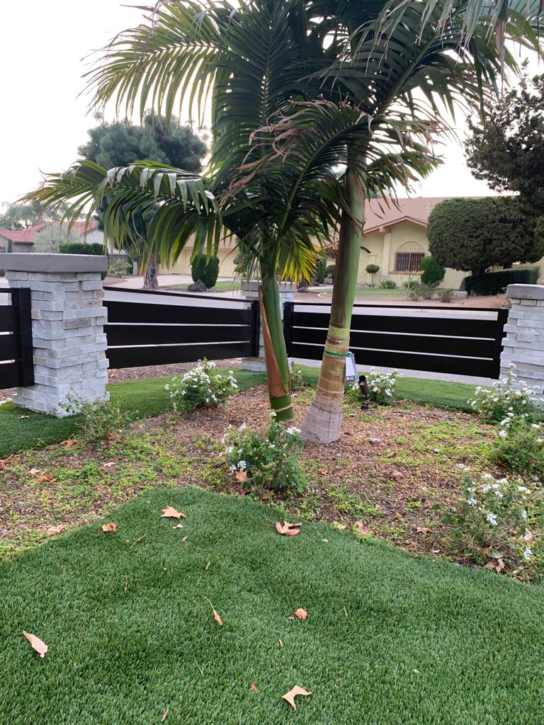 Bronze Aluminum fence