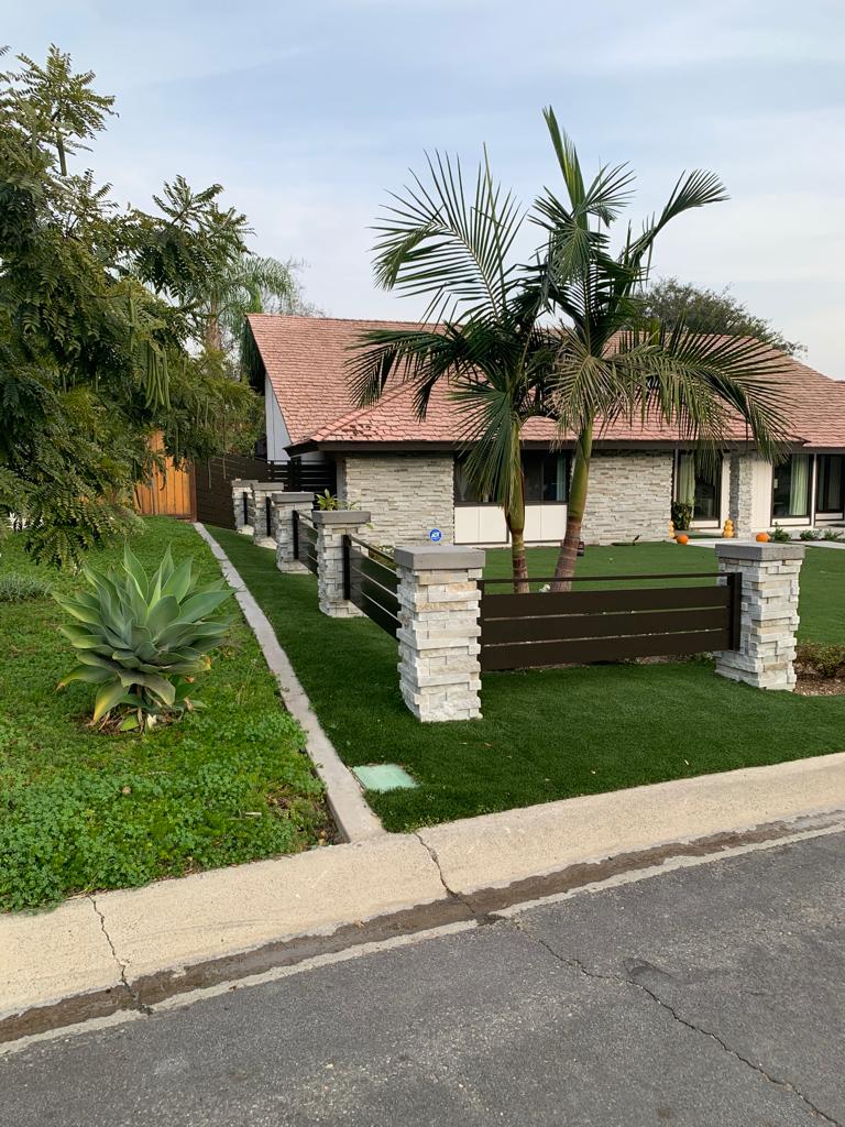 Bronze Aluminum fence