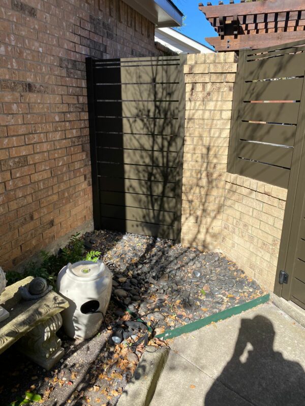 Bronze Aluminum gate