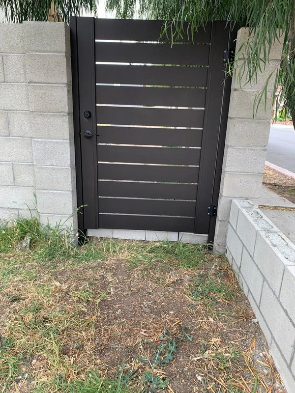 Bronze Aluminum horizontal gate
