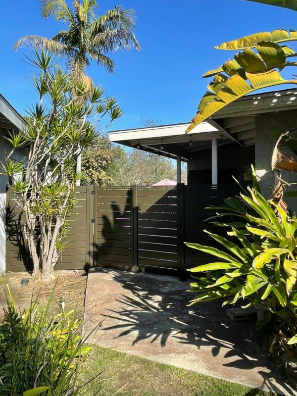 Bronze Aluminum privacy gate