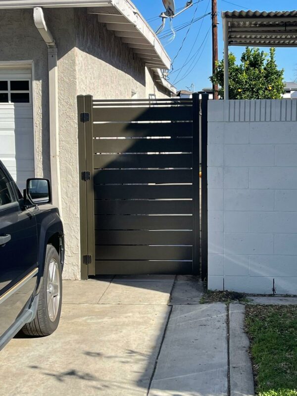 Bronze Aluminum privacy gate