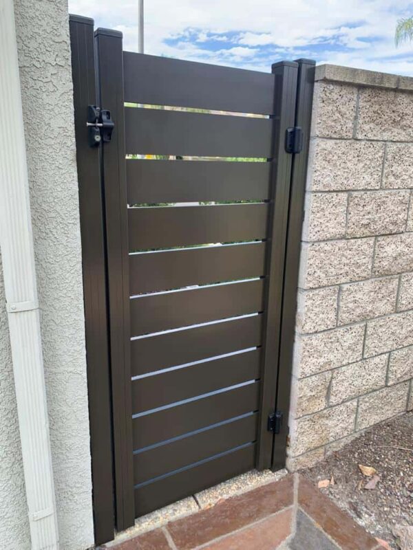 Brown Aluminum Pedestrian gate
