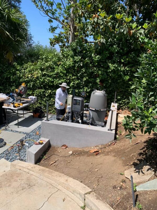 Light grey Aluminum fence