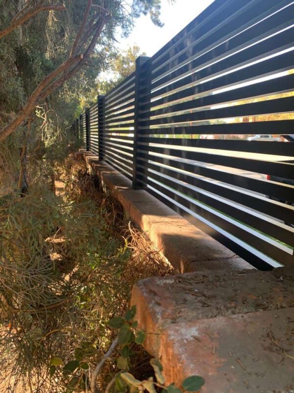 Modern black Aluminum wall topper