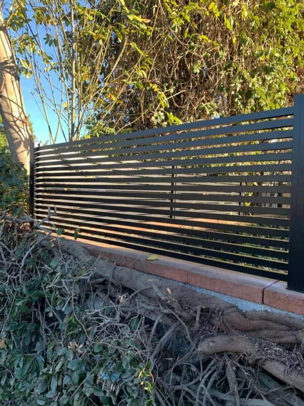 Modern black Aluminum wall topper