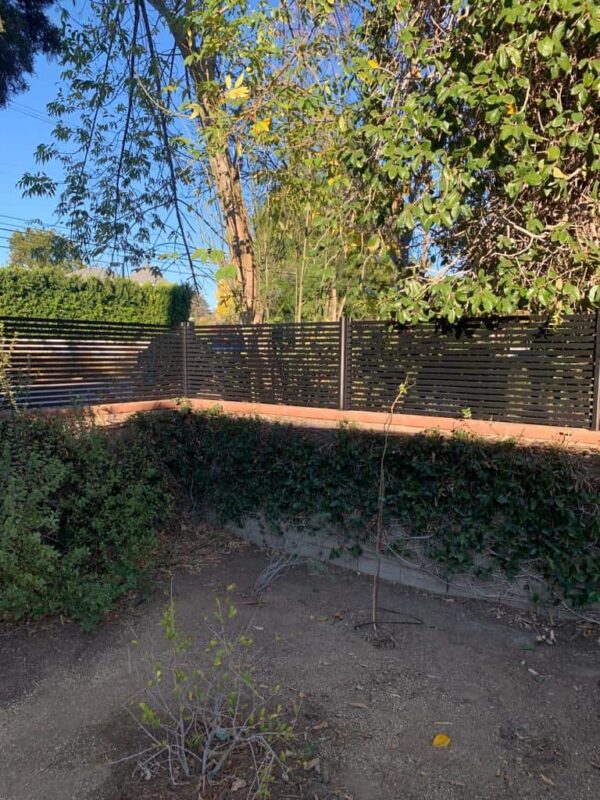 Modern black Aluminum wall topper