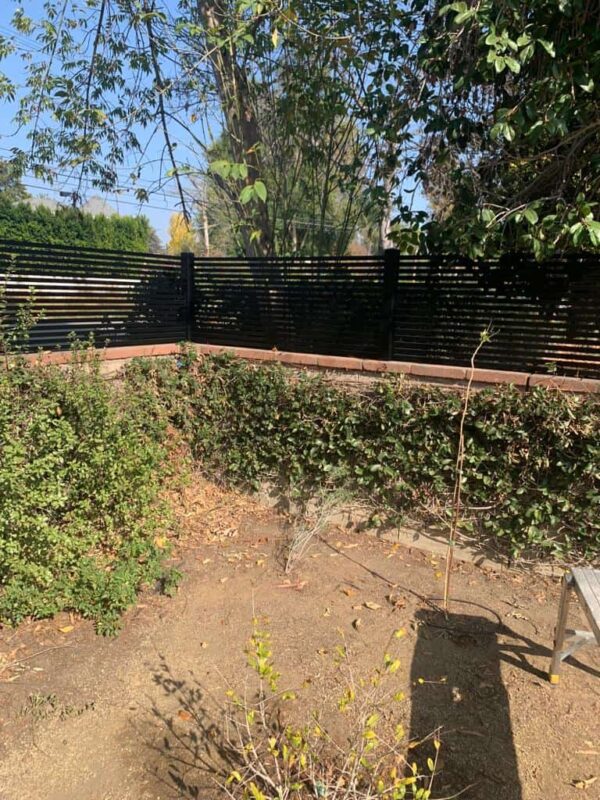 Modern black Aluminum wall topper