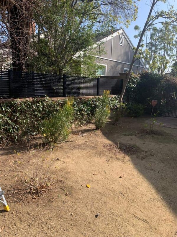 Modern black Aluminum wall topper