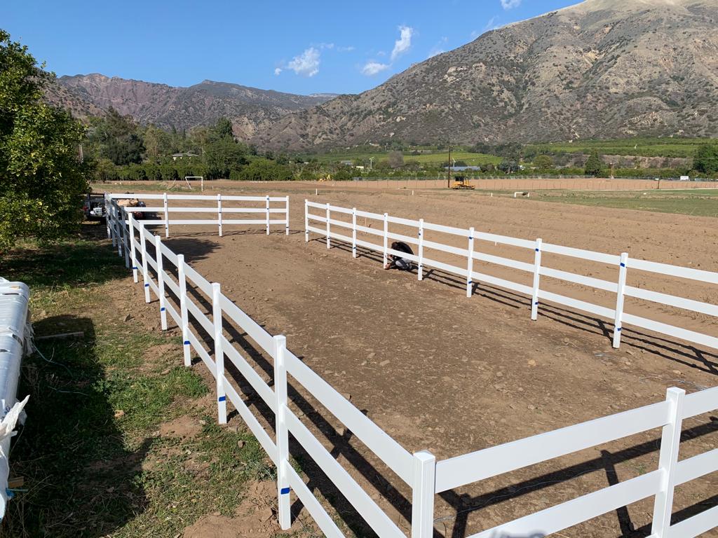 White Fence for horse farms
