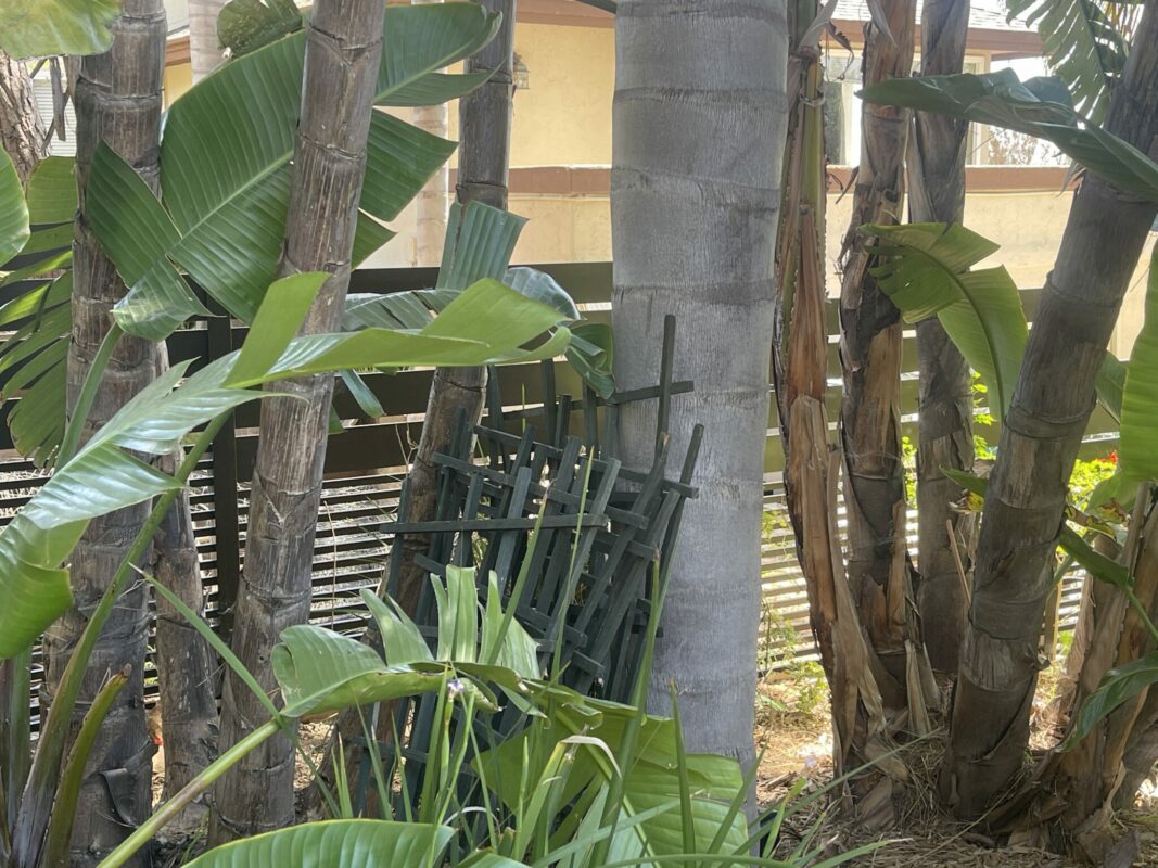 Black Aluminum horizontal fence