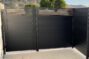 4x6 black Dallas gate kit with side fence