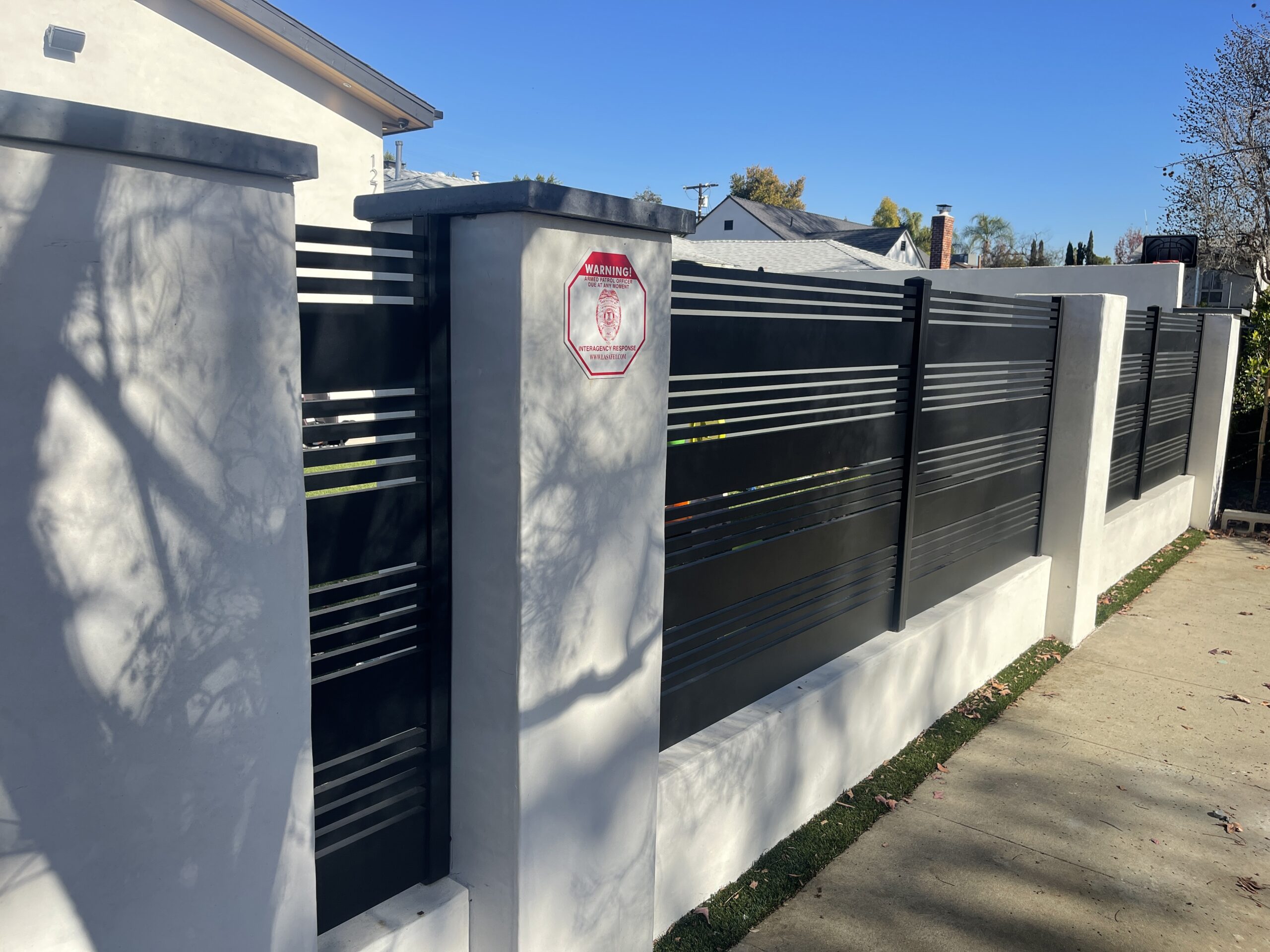 Front house fence in north HW-12