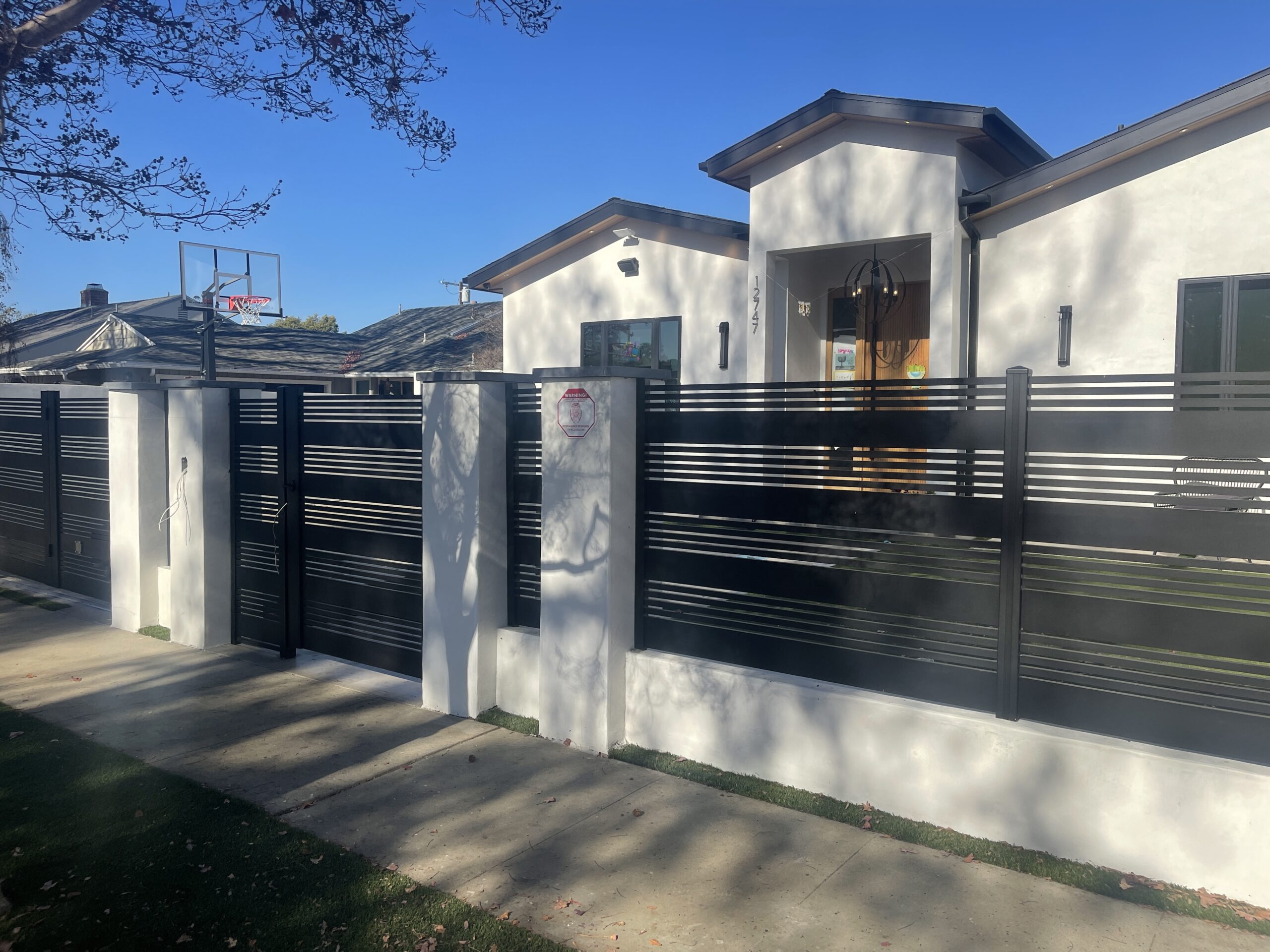 Front house fence in north HW-6
